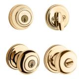 Kwikset 991 Juno Keyed Door Knob and Sgl Cyl Deadbolt Combo Pack (Incomplete)