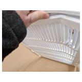 24 in. x 14 in. Steel Return Air Filter Grille in White