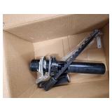 Project Source Satin Nickel 4-in centerset 2-handle WaterSense Low-arc Residential Handle Bathroom Sink Faucet