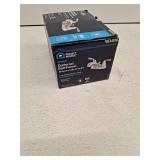 Project Source Satin Nickel 4-in centerset 2-handle WaterSense Low-arc Residential Handle Bathroom Sink Faucet