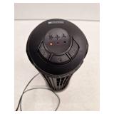 Utilitech 14-in 120 -Volt 3 -Speed Indoor Black matte Oscillating Tower Fan