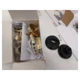 Kwikset 95530-017 Polished Brass Montara Two-Point Locking Single Cylinder Handleset With Juno Knob