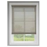 LEVOLOR  Trim+Go 2-in Slat Width 47-in x 48-in Cordless Greige Faux wood Room darkening Horizontal Blind