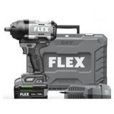 FLEX 24V 1/2" High-Torque Impact Wrench And Charger, (Battery Not Included)
