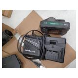 Metabo HPT Cordless 18V MultiVolt Framing Nailer Kit, 21 Degree Magazine, Round Head Nails from 2-Inch up to 3-1/2-Inch, 1-18V 4.0Ah Li-Ion Battery w/Fuel Gauge, NR1890DRST