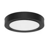 Project Source 1 -Light 13-in Matte Black Smart Integrated LED Flush Mount Light