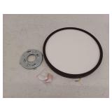 Project Source 1 -Light 13-in Matte Black Smart Integrated LED Flush Mount Light