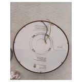 Project Source 1 -Light 13-in Matte Black Smart Integrated LED Flush Mount Light