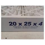 Nordic Pure 20x25x4 (3 5/8) Pleated MERV 12 Air Filters 2 Pack