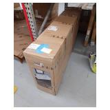 allen + roth Dolomiti Bianco 49-in x 22-in White Sintered Stone Undermount Single Sink