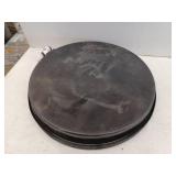 26 in. Plastic Round Water Heater Drain Pan with PVC Fitting, 6 Pack