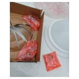 Project Source 2-Pack 13-in W White Flush Mount Light, White, (1 Light Incomplete)