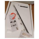 Farmhouse 40 in. W x 26 in. H Rectangle Framed Wall Bathroom Vanity Mirror Accent Mirror in Black