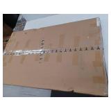 Farmhouse 40 in. W x 26 in. H Rectangle Framed Wall Bathroom Vanity Mirror Accent Mirror in Black