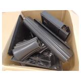 Pedestal Black, Large, Aluminum, Locking, All-In-One Mailbox and Post Combo