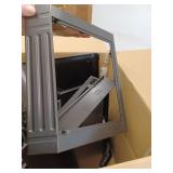 Pedestal Black, Large, Aluminum, Locking, All-In-One Mailbox and Post Combo