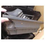 Pedestal Black, Large, Aluminum, Locking, All-In-One Mailbox and Post Combo