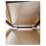 Glacier Bay Chelsea 22 in. W x 27 in. H Rectangular Wood Framed Wall Bathroom Vanity Mirror in Cognac