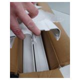 Mini Split Line Set Cover 3 in. W 15.8 ft. L, PVC Decorative Pipe Line Cover For Air Conditioner with 4 Straight Ducts