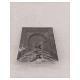 4 in. Wide-Mount Dual Door Wall Vent in Brown