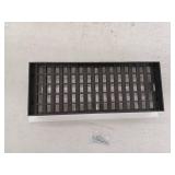 4 in. x 10 in. Paintable Plastic Wall Register in Textured White