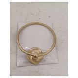 Gatco Designer II Towel Ring in Brushed Brass