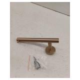 Amerock Arrondi 7-1/4 in. L Single Post Toilet Paper Holder in Champagne Bronze