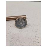 Amerock Arrondi 7-1/4 in. L Single Post Toilet Paper Holder in Champagne Bronze