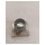 Designline 4 in. x 4 in. Stainless Steel Square Shower Drain with Square Pattern Drain Cover in Champagne Bronze