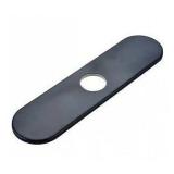 BWE 10.2 in. x 2.5 in. x 1.34 in. Brass Kitchen Sink Faucet Hole Cover Deck Plate Escutcheon in Oil Rubbed Bronze