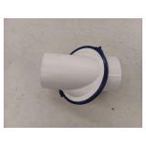 NDS 4 in. Dia. x 4 in. Dia. Spigot To Spigot PVC Swivel Fit Coupling