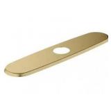 GROHE 10 in. Metal Escutcheon in Brushed Cool Sunrise
