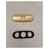 GROHE 10 in. Metal Escutcheon in Brushed Cool Sunrise