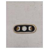GROHE 10 in. Metal Escutcheon in Brushed Cool Sunrise