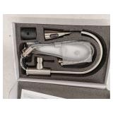 HOMEMYSTIQUE Brushed Nickel 17.3 in. H Pull Down Sprayer Kitchen Faucet with 360 Degree Spout Swivel