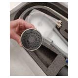 HOMEMYSTIQUE Brushed Nickel 17.3 in. H Pull Down Sprayer Kitchen Faucet with 360 Degree Spout Swivel