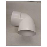 NDS PVC S&D 90 Degree Elbow, 6 in. Hub X Hub, 4 Pack