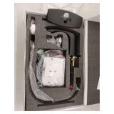 BWE Automatic Sensor Touchless Bathroom Sink Faucet With Deck Plate In Matte Black