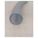 UDP 2 in. I.D. x 2-1/2 in. O.D. x 2 ft. Clear Braided Vinyl Tubing