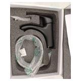 BWE Single-Handle Single-Hole Modern Bathroom Faucet For Sink Drip-Free Vanity Sink Faucet in Matte Black