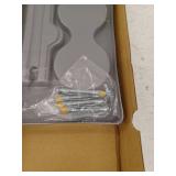 Designer II Glass Shelf, Matte Black