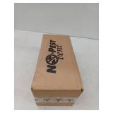 4 in. J Block or Wide-Mount Dual Door Wall Vent in White