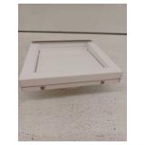 4 in. Powder Coated Steel White Dryer Vent