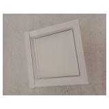 4 in. Powder Coated Steel White Dryer Vent