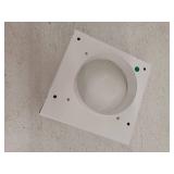 4 in. Powder Coated Steel White Dryer Vent