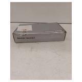 Single Hole Single-Handle Bathroom Faucet with Waterfall in Matte Black and Gold