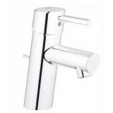 Concetto Single Hole Single-Handle Low-Arc Bathroom Faucet in StarLight Chrome