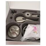 5.5 in. 8-Spray Wall Mount Dual Fixed and Handheld Shower Head 1.8 GPM in Brushed Nickel