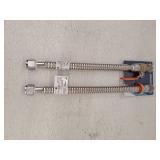 Max 3/4 in. Push-to-Connect x 3/4 in. FIP Corrugated Stainless Steel Water Heater Connection Kit