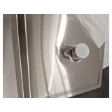 BWE Single-Handle 2-Spray Rainfall Shower Faucet 2.5 GPM with High Pressure Tub Spout in Brushed Nickel (Valve Included)